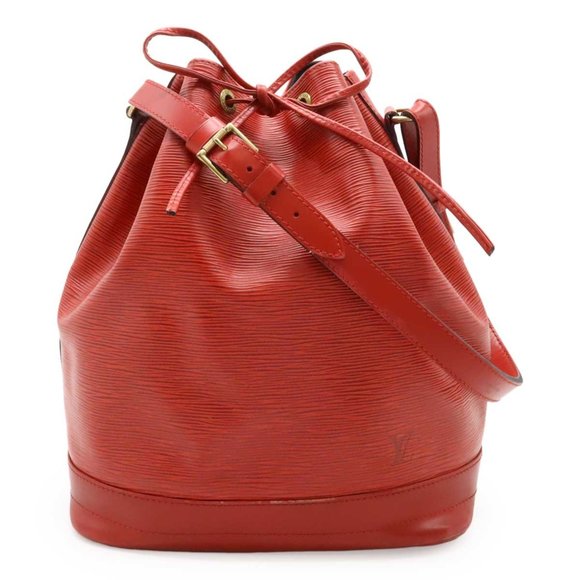 Louis Vuitton Noé Red Leather shoulder - Picture 1 of 10